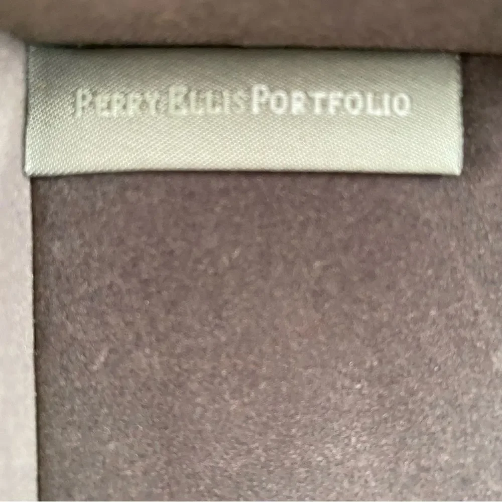 Perry Ellis Men's Portfolio Card Case/ID/Wallet w/Box. Light Brown (Cognac). NWT